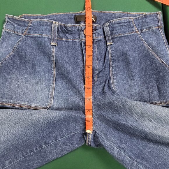 1822 jeans size 14 EUC cool-looking front patch pockets - Picture 8 of 9